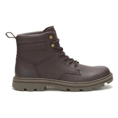 Botas Caterpillar Practitioner Mid homem marrom escuro de couro