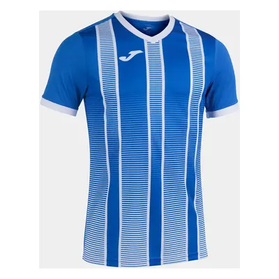 T-Shirt Manga Curta Futebol Homem Joma Tiger II Azul Royal