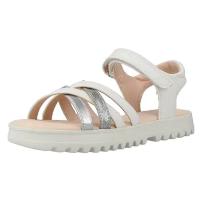 Geox Modelo J Sandal Coralie Gir Cor Branco