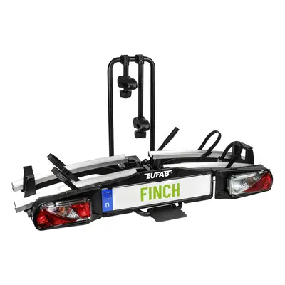 FINCH Suporte dobrável e inclinável - 2 bicicletas para engate de reboque.