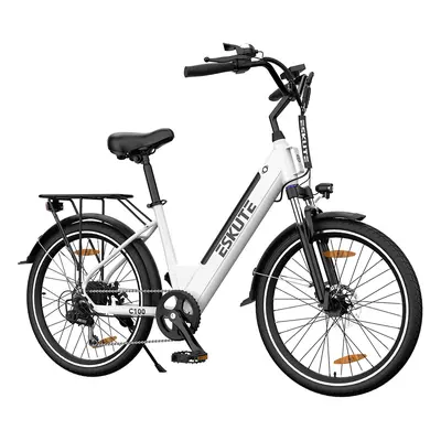 Bicicleta Elétrica ESKUTE C100 250W/10,4Ah Branco