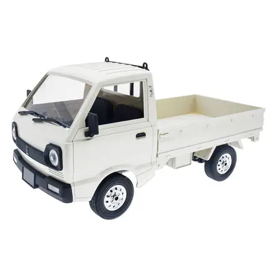 WPL D12 2.4G 1/10 2WD Caminhão Militar Off-road Carro RC - Branco Três Baterias