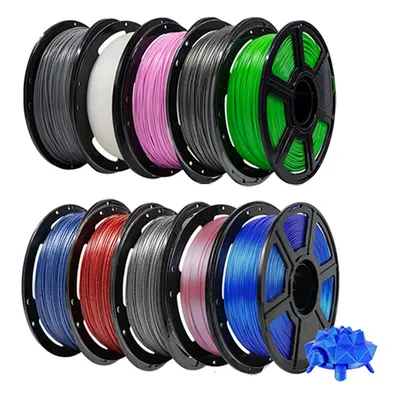 Filamentos de impressora 3D Flashforge de 10kg (4kg Galaxy PLA 2kg Multicolor PLA 2kg TPU flexív