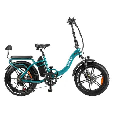 Bicicleta elétrica TESWAY S5 250W 20AH Verde