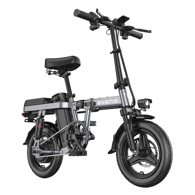 ENGWE T14 Bicicleta Elétrica Dobrável Pneu de 14 Polegadas 250W Motor Brushless 48V 10Ah Bateria