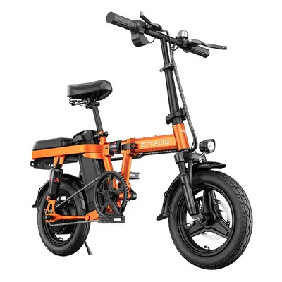 ENGWE T14 Bicicleta Elétrica Dobrável Pneu de 14 Polegadas 250W Motor Brushless 48V 10Ah Bateria