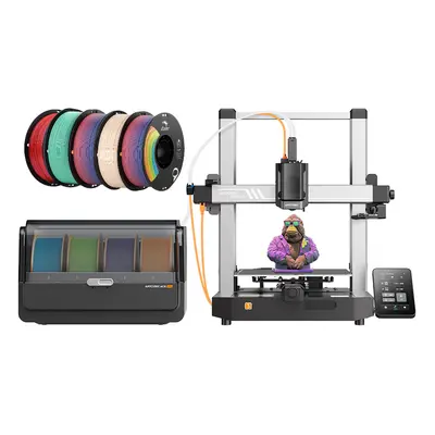 Impressora 3D Anycubic Kobra 3 com ACE Pro Combo 5 kg Creality Ender-PLA Filament - 2 kg Rainbow