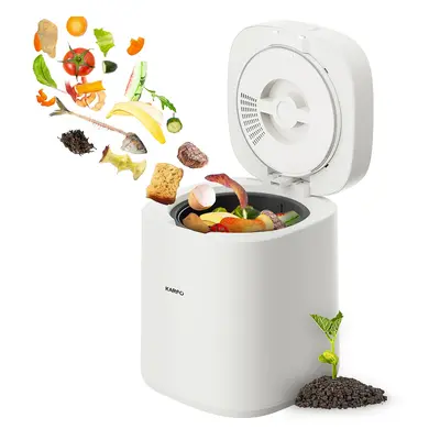 karfo UF006-EC Composteira de cozinha, capacidade de 2,5 L, operação automática com um único bot