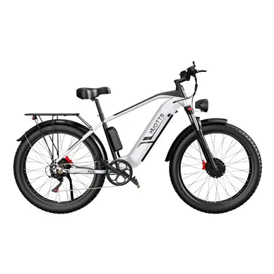 Bicicleta Elétrica DUOTTS F26 26 Polegadas 55Km/h 20Ah 750W*2 Motores Duplos Prata