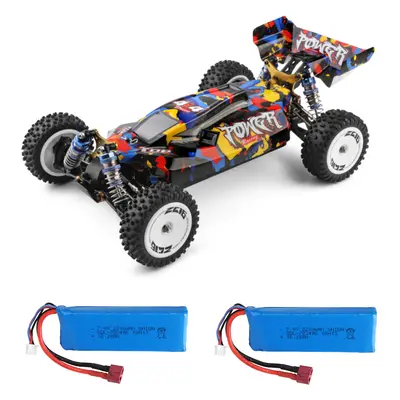 Wltoys 124007 Várias Baterias 1/12 2.4G 4WD Carro RC Brushless 75km/h Veículos de Corrida Off-Ro