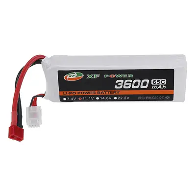 XF POWER 11.1V 3600mAh 65C 3S Bateria Lipo T Plug para Carro RC