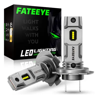 Lâmpadas LED para faróis de carro FATEEYE A700-F8 H7 6500K 2PCS 50W 10000LM À prova d'água 12V-2