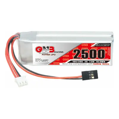 Bateria Gaoneng 7.6V 2500mAh 10C 2S LiHV com plugue JR para carro RC 1/10 1/8