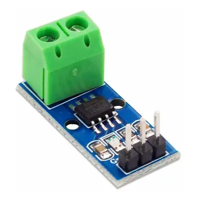 Módulo do Sensor de Corrente ACS712 de 30A com Terminal Verde e Pinos Retos para Arduino e Proje