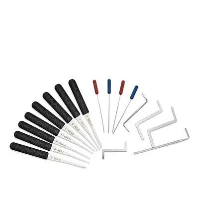 Conjunto de 12PCS de Lock Pick Ferramentas de serralheiro Extrator de chave quebrada Ganchos de 