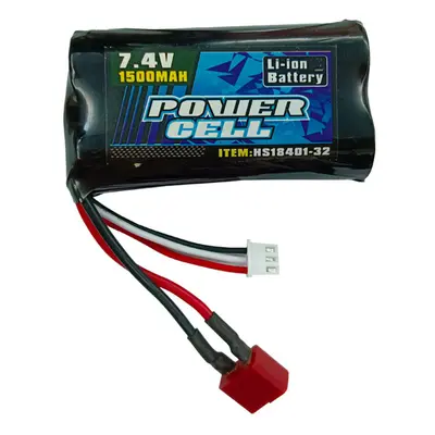 HS 18431 18432 1/18 RC Peças de Carro 7.4v 1500mAh 2S T Plug Bateria de Li-ion Veículos Modelos 