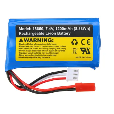 SG 1603 1604 UDIRC 1601 Carro RC Peça de Reposição Bateria Li-ion 7.4V 1200mAh 2S 5C com Plugue 