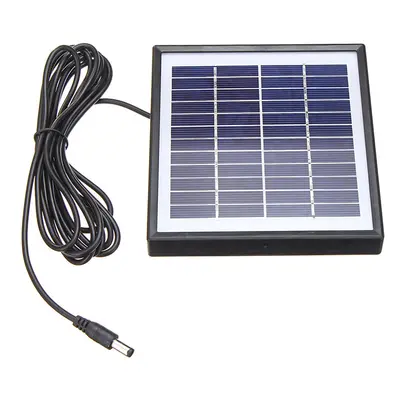 Carregador de bateria portátil de painel solar de 5W 12V de polissilício para carro, RV ou barco