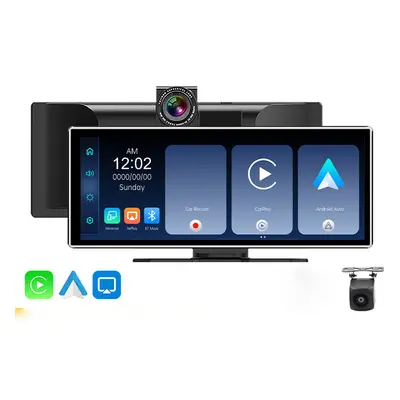 YUEHOO 11.26'' Estéreo para carro Carplay com câmera embutida 4K HD, tela sensível ao toque sem 