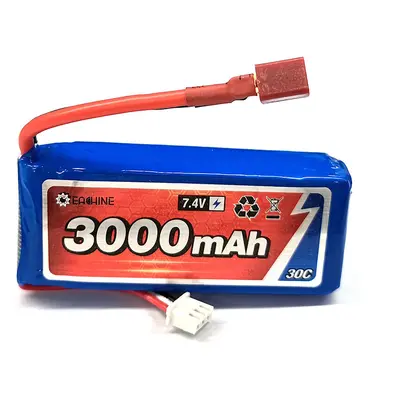 Bateria de carro RC Eachine 7.4V 3000mAh 30C Bateria Lipo T Plug Para Peças de carro RC Eachine 