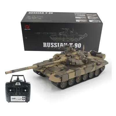 Heng Long 3938-1 Tanque RC Russo T90 7.0 1/16 2.4G Batalha de Infravermelho Lançamento de Veícul