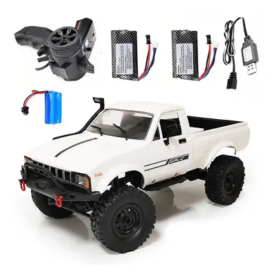 WPL C24 1/16 2.4G 4WD Crawler RTR Caminhão Carro RC Controle Proporcional Completo Duas Baterias