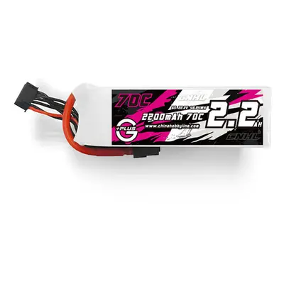 Bateria LiPo CNHL G+Plus 22.2V 2200mAh 70C 6S com conector XT60 para drones de longo alcance e c