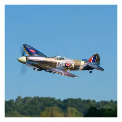 Aeronave RC MinimumRC Spitfire MK XVI de 400 mm de envergadura com trem de pouso retrátil - KIT 