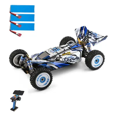 Wltoys 124017 Brushless V2 Atualizado Várias Bateria 2200mAh RTR 1/12 2.4G 4WD 70km/h Carro RC V