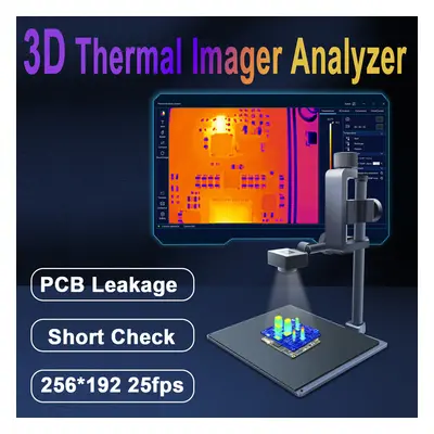 Analizador de imagem térmica infravermelha AV TOOLTOP T200 3D 256 * 192 com imagem de alta defin