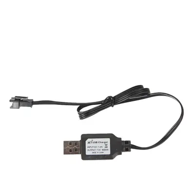 LDRC A86 A86P 1/18 RC Carro de reposição Cabo de carregamento de bateria de 7.4V Carregador USB 