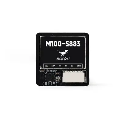 Módulo HGLRC M100 5883 com chip M10 GPS e bússola QMC 5883 e antena cerâmica para drones RC corr