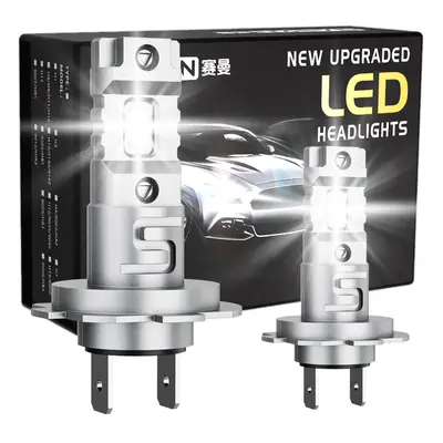 SEALIGHT X5-H7 Par de 2600LM Lâmpadas de Farol LED para Carro Alto/Baixo 6000K-6500K Faróis LED 