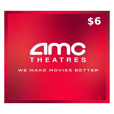 AMC Theatres $6 Gift Card US