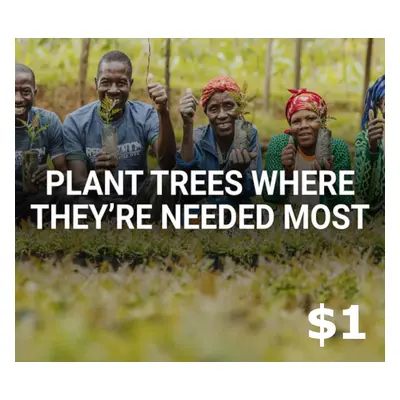 Plant trees where needed most $1 Gift Card US