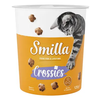 Smilla Crossies snacks com vitaminas para gatos - Pack económico: 3 x 125 g