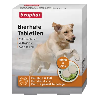 Beaphar comprimidos de levedura de cerveja para cães - Pack económico: 2 x 100 comprimidos