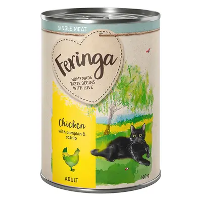 Feringa Single Meat Menu 6 x 410 g - Frango com abóbora e erva-gateira