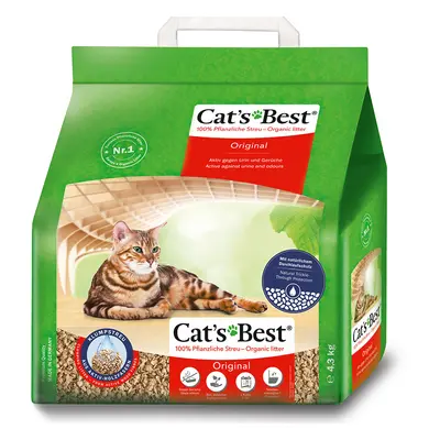 Cat's Best Original areia vegetal aglomerante - 10 l (aprox. 4,3 kg)