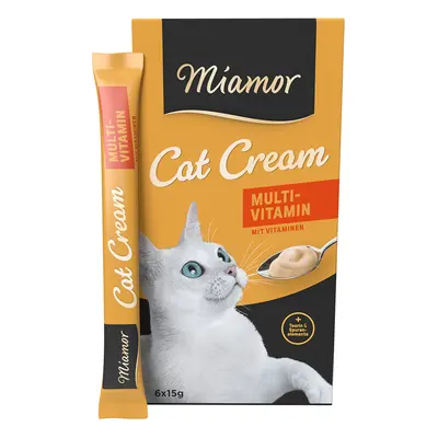 Miamor Cat Snack creme multi-vitaminas com taurina para gatos - 66 x 15 g