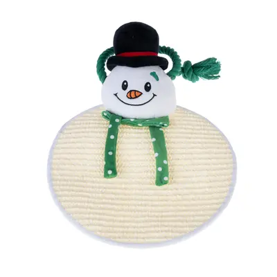 Tapete arranhador TIAKI Boneco de Neve - C 35 x L 25 x A 4 cm