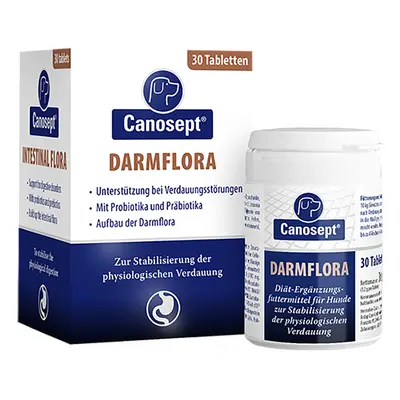 Canosept flora intestinal suplemento para cães - 30 comprimidos