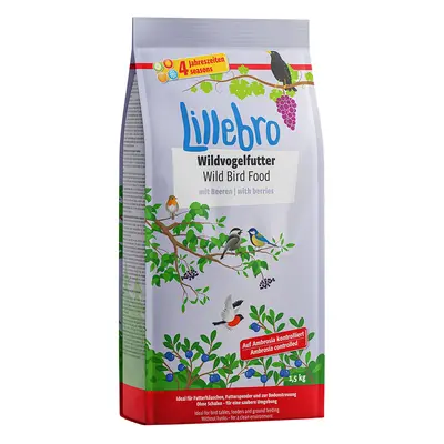 Lillebro Alimento com bagas silvestres para aves selvagens - 1,5 kg