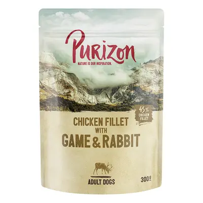 Purizon 24 x 140 g / 200 g / 300 g comida húmida a preço especial! - Carne de caça e coelho (24 