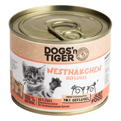 Dogs'n Tiger Junior Cat 6 x 200 g - Aves