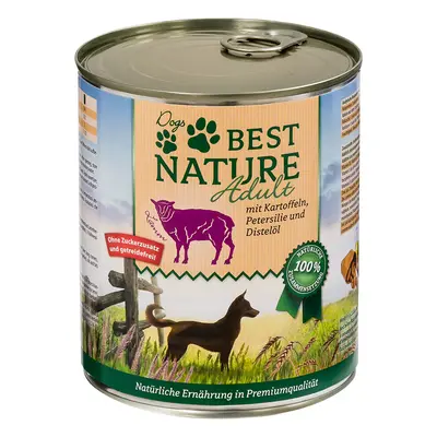 Best Nature Dog Adult 6 x 800 g - Cordeiro, batata e salsa