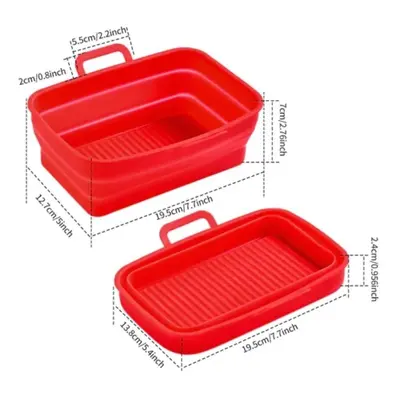 Foldable Air Fryer Silicone Baking Tray-1