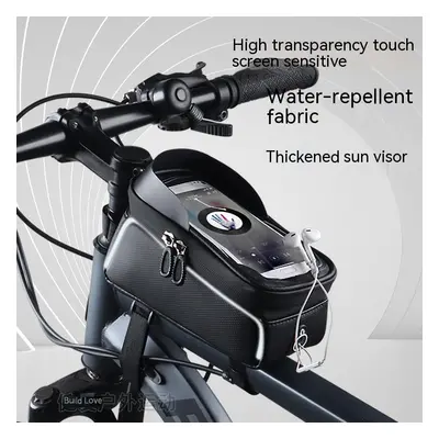 New bicycle bag, mountain bag, cycling bag, front beam bag, mobile phone touch-screen waterproof