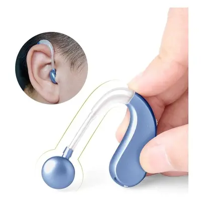 Wireless invisible charging hearing aid for elderly people with hearing loss and back of ear hea