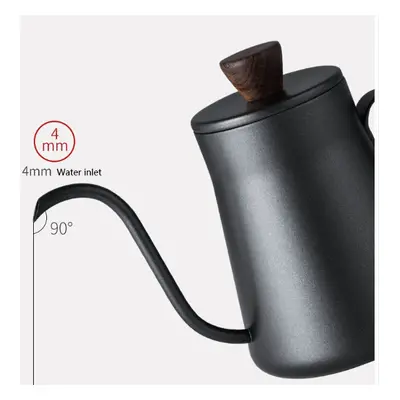 Stainless steel hand brewing pot, ear hanging pot, coffee pot, thickened mini pot, Teflon narrow